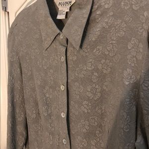 Allison Taylor Floral Button Down Blouse